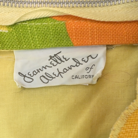 1950s floral cotton pique dress | vintage Jeanette Alexander wiggle dress - Picture 5 of 12